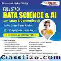 Data Science Training in Hyd - Classroom Option in Ameerpet - NareshiT