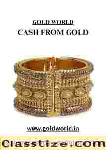 Get instant cash for gold at GOLD WORLD