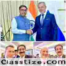 Dr. Sandeep Marwah Attends Russian National Day Reception at Russian Embassy in New Delhi