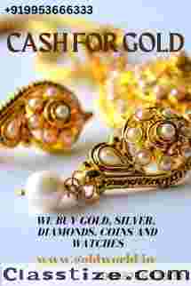Get instant cash for gold at GOLD WORLD
