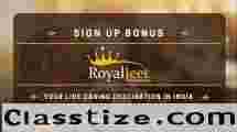 Royaljeet: Live Casino Sign Up Bonus in India
