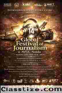 14th Global Festival of Journalism and AVGC Noida Announced from 12th February- the International Day of Journalism