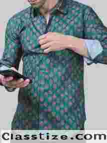 Explore Stylish Men's Printed Linen Shirts at TryBuy