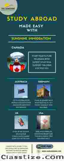 Best Study Visa Consultant in Chandigarh – Sunshine Immigration