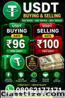 USDT Crypto Buying and Selling services