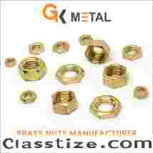 Brass Nut Manufacturer and Supplier in Jamnagar India