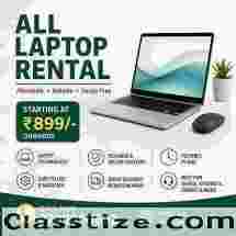 laptop on rent at Rs 899/- Mumbai, Vashi, Belapur, Navimumbai