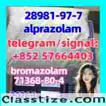 alprazolam 28981-97-7  bromazolam 71368-80-4 Benzodiazepines  Etizolam 40054-69-1 