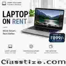 laptop on rent start at rs.899/- in mumbai