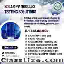Solar PV Module Testing Lab in India