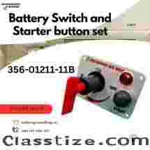Battery Switch and Starter button set 356-01211-11B