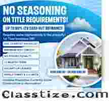 600+ CREDIT - INVESTOR CASH OUT REFINANCE  - NO SEASONING ON TITLE – UP TO 80% LTV!