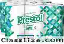 Amazon Brand - Presto! Flex-a-Size Paper Towels Review