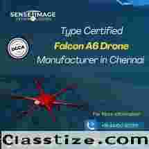 Type Certified Falcon A6 Drone Manufacturer in Chennai