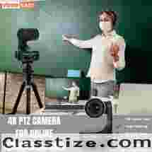 Shoot high quality online teaching classes by 4K PTZ Camera
