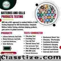 Nickel Batteries and Cells Testing Labs in Mumbai