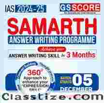GS SCORE- Answer Writing Practice For IAS Mains