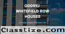 Godrej Whitefield Row Houses | 4 & 5 BHK Homes in Bangalore