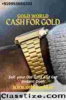 If you want instant cash for your old gold than sell your gold to the GOLDWORLD.