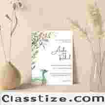 Single Sheet Invites | Exquisite Premium Wedding Invitations & Cards