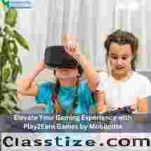 Elevate Your Gaming  with Play2Earn Games by Mobiloitte