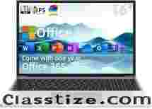 jumper Laptop, 16 Inch FHD IPS 16:10 Screen, Intel Celeron Quad