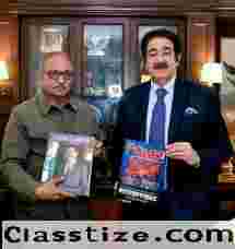 Veteran Journalist Kaushailendra Singh Visits Marwah Studios