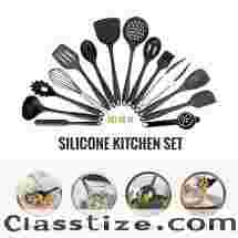 Ami Silicone Kitchen Utensil Set without Bucket – 14 Pieces