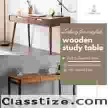 Buy Wooden Study Table Online in India – Handcrafted Elegance for Every Home