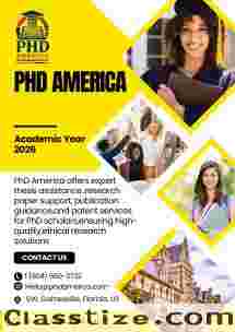 USA PhD Support: Thesis Writing, Editing & Patent Filing