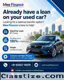 Used Car Loan – Easy Financing with Mee Finance