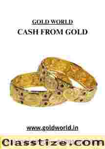 Get instant cash for gold at GOLD WORLD
