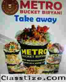  Metro Bucket Biryani Franchise in India | Bucket Biryani in India