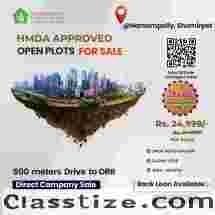 HMDA AND RERA aproved open plots for sale in hyderabad near shamirpet