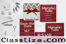 Elegant Paisley Wedding Invitations | Unique Paisley Theme Cards