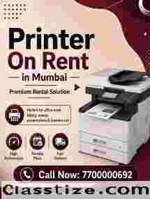 rental on printer price 699