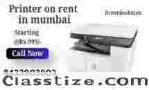 Printer On rent in mumbai Start Rs.999/- 8433903803
