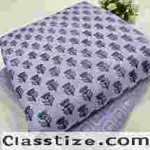Buy Premium Hand Block Printed Cotton Suit Top And Bottom Set Online