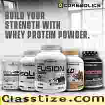 Buy Best Whey Protein Powder Online in India from Corebolics.