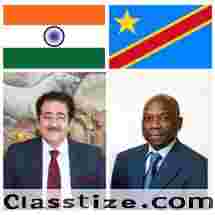Sandeep Marwah Congratulates Ambassador of Republic of Congo and People on Independence Day