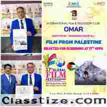 Award of Distinction to Palestine Film at 17th Global Film Festival Noida