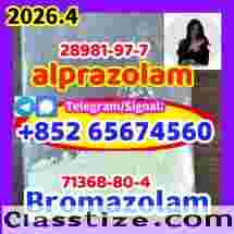  Bromazolam，71368-80-4，Etizolam，Alprazolam,28981-97-7,   Bromazolam，71368-80-4，opioid，metonitazene.Etizolam，isotonitazene,protonitazene,CAS 119276-01-6,telegram/signal/messenger+852 65674560  Pls contact me for more details: Wasap/telegram/signal/messenger+852 65674560 Email: cheriek754@gmail.com Advantage: High quality and competitive price. 1. We can provide samples for testing. 2. All purity 99%. As a manufacturer, we can supply high quality products at ex-factory prices. Fast and safe delivery. 1. The package can be delivered within 3-5 working days after receiving the payment tracking number. 2. Safe and prudent mode of transportation for your choice. 3. Customs qualification rate >99%. 4. We have established long-term and stable cooperative relations with DHL, FedEx, TNT, UPS and HK EMS.If the parcel is lost, we will replace it free of charge. Our customers are all over the world. 1. Professional services and rich experience make customers feel at ease, sufficient inventory and fast delivery to meet their needs. 2. Feedback from the market and goods will be appreciated. It is our responsibility to meet customer requirements. 3. High quality, competitive price, fast delivery, first-class service has won the trust and praise of customers.