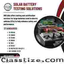 Solar Batteries Testing Services in Noida