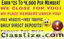 $50 to $8,000 Per Referral {{{ Pays Daily }}} Established 2016 .............