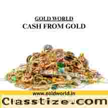  We the GOLDWORLD pay you instant cash for your old gold and highest in DELHI NCR.
