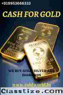  We the GOLDWORLD pay you instant cash for your old gold and highest in DELHI NCR.