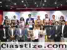 Poster of “Rendered Pixels” – E-Magazine of AAFT School of Animation Released During 11th Global Literary Festival Noida