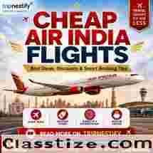 Cheap Air India Flights: Save More on Air India Deals and Discounts | Tripnestify