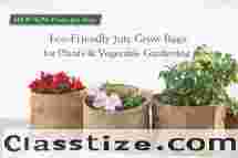 Eco-Friendly Jute Grow Bags for Plants