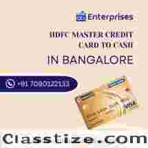 HDFC Master Credit Card to Cash, C2C Enterprises